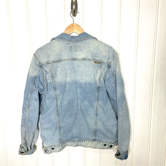 Chubbies Trucker Jean Jacket Light Acid Washed Blue 651 - Picture 7 of 8